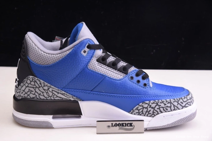 Kick Theory 400 Royal' Jordan Air Retro - 3 CT8532 'Varsity 0822